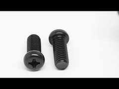 پیچ های سر گرد فولاد کربن سیاه با محرک متقاطع