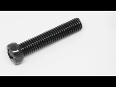 پیچ های ضد سرقت سفارشی فولاد کربن سیاه نیکل پیچ سر هموار با شکاف پست