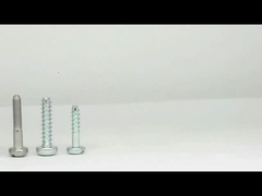 OEM فولاد کربن گالوانیزه کراس دیسک سر سوراخ دم پیچ بسته بندی سفارشی