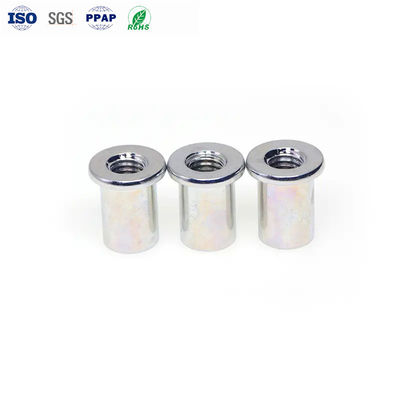 Good price Custom M2.0-M8.0 Reverse Thread Locking Nut Carbon Steel Blue Zinc online