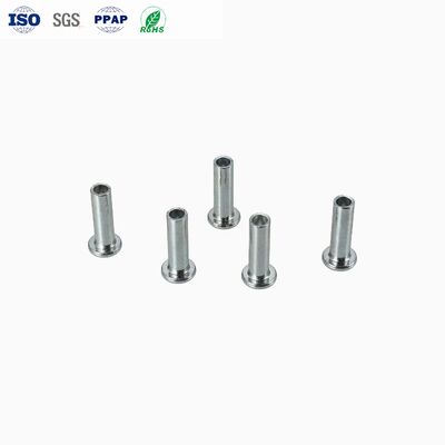 Good price Premium Stainless Steel Flat Head Semi-Tubular Rivets with Custom Dimensions and DIN Standard for Transmission online