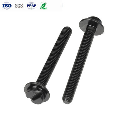 Carbon Steel Long Bolt Black Zinc Slotted Non Standard Flat Head Bolts 4.8 Grade