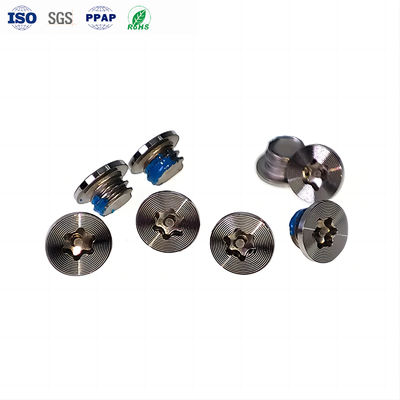 CD Pattern Miniature Screws Stainless Steel Plum Anti-Demolition Slot Nylok Small Screws