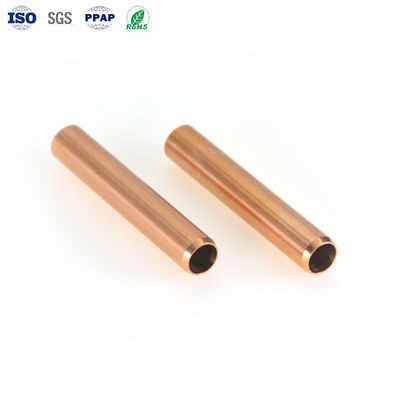 High Precision CNC Stainless Steel Parts CAD Drawings PVD Gold Decorative Tube