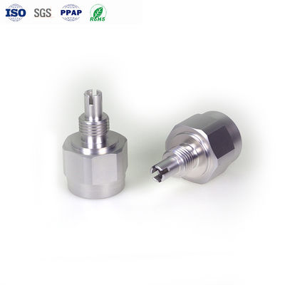 CNC Milling Processing Aluminum Alloy High-Frequency Testing Adapter, Connector Protective Housing