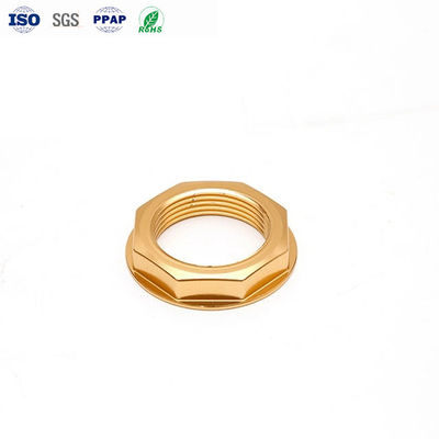 Noix d'aluminium CNC personnalisées M0.8-M12 avec anodisation ISO9001
