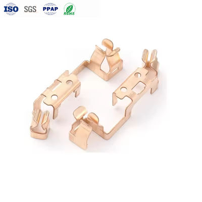 Electronics Brass Stamping Metal Parts  For Industrial Requirements 0.1mm - 5mm