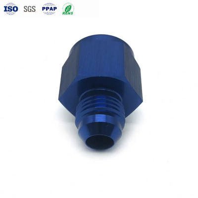 Industrial Machinery Aluminum Machined Custom Logo Cnc Machine Aluminum Parts With Blue Anodize