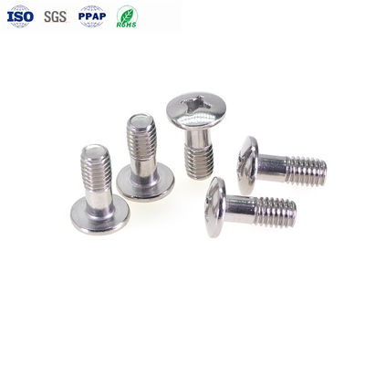 Thin Pan  Automobile Fasteners Head Half Thread Cross Groove Stainless Steel Bolt  For Refrigerator