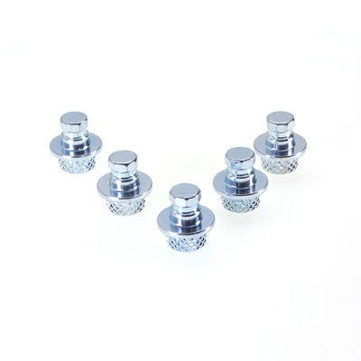 Custom Positioning Column Embedded Knurled Isolation Column Blue Zinc Plating