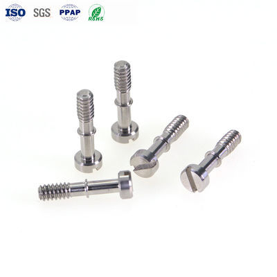 316 Stainless Steel Custom Fasteners One Word Slotted Captive Screw Flat Head