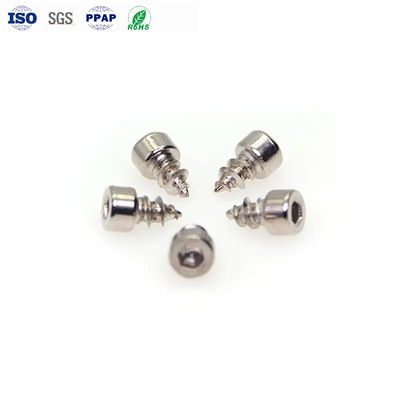 Carbon Steel Black Nickel Internal Hexagonal Cylindrical Head Self Tapping Wood Thread Screw Manufacturing Factory