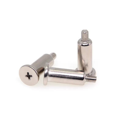 Tùy chỉnh M3 X 25 bước vai vít thép không gỉ Bolts chéo khe cắm mỏng đầu phẳng