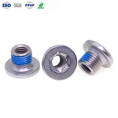 Flat Head Custom Fasteners Plum Blossom Groove Hollow Screw Internal And External Thread Nut