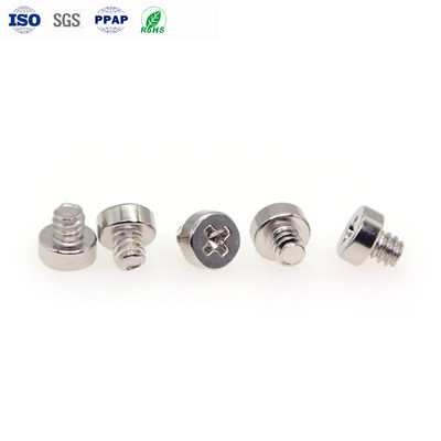 M0.8 Small Mini Torx Screws Carbon Steel Nickel Plated Cross Cylindrical Head Screw