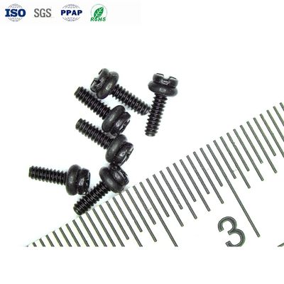 M1.0 Micro Screws Slotted Pan Head Rubber Ring Sealing Screws With Rubber Ring
