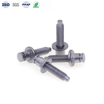 Custom Bolt Carbon Steel Hex Rivet Nut Plated Zinc Nickel Alloy  Non Standard Bolt