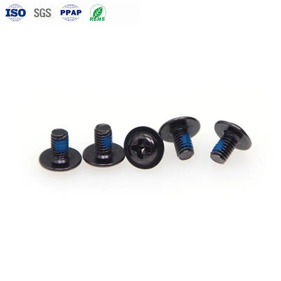 Carbon Steel Black Zinc Pan Head Screw M0.8-M8 for Smart Homes