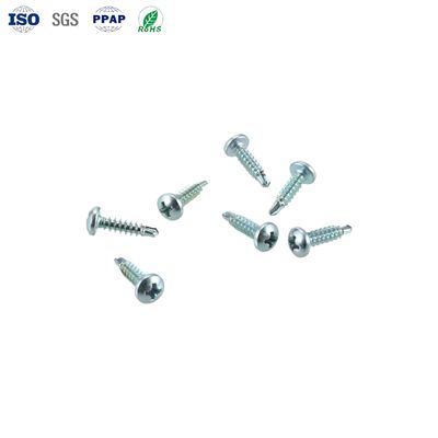 OEM thép cacbon kẽm chéo đĩa đầu khoan đuôi vít tùy chỉnh