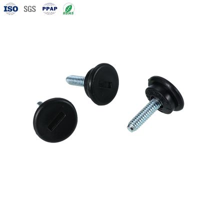 High Quality Customized Non-Standard Zinc Black Plated Head Hand Rubberized Bolts