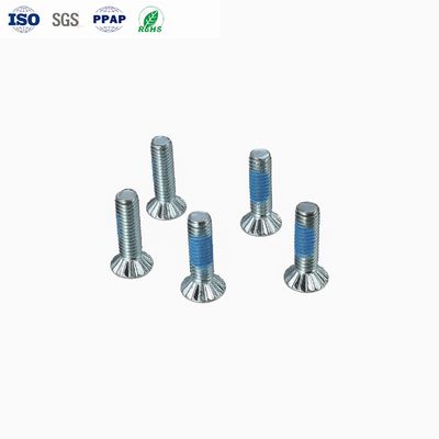 Pozidriv Anti-Slip Teeth Countersunk Head Pointing Rubberized Anti-Loosening Bolts