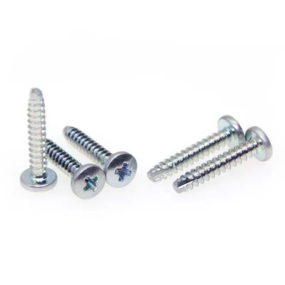 Vít tự bóp bằng thép cacbon ST2.6 ST3.9 Sơn kẽm cho nhựa