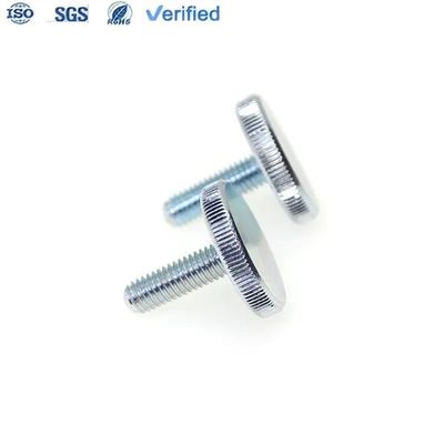 Bon prix Vis à moletage à tête plate large M1.0-M12 Acier au carbone Zinc bleu en ligne