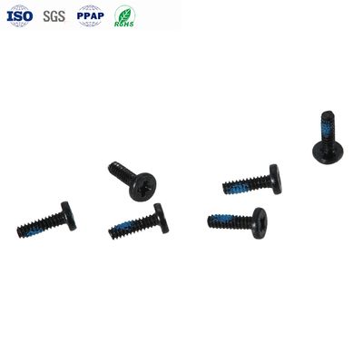 Điện thép than màu đen Vít đầu tròn với ổ cắm chéo