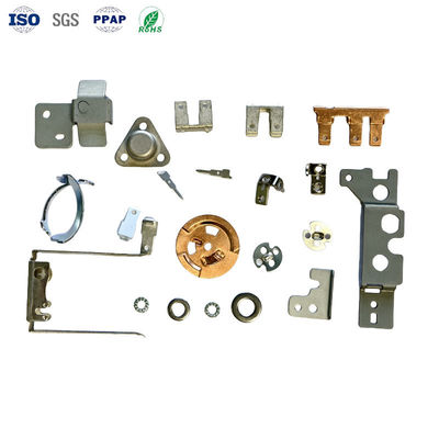 Harga yang bagus Bagian Stamping Tembaga 0.2-15mm untuk Tab Baterai dengan Toleransi 0.02mm on line