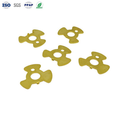 Toy Precision Custom Lead-Free AG-Plated Copper C1100 Stamping IATF 16949 RoHS 2.0 Compliant with Multistep Progressive Dies