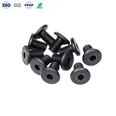 Custom Flat Head Torx Screws with DIN Standard and Hexagonal Head Style for Secure Fastening Solutions